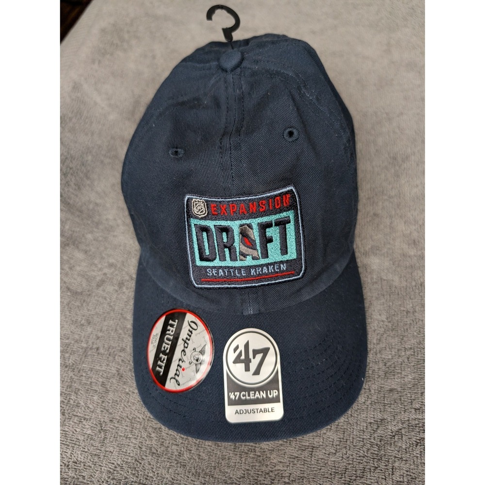 Seattle‎ Hockey Kraken  Adjustable Hat '47 Clean Up One Size